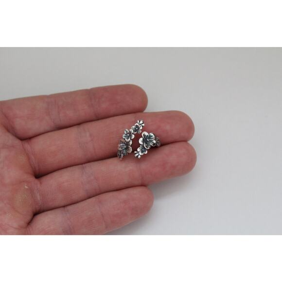Sterling Silver Adjustable Cherry Ring - Picture 1 of 9